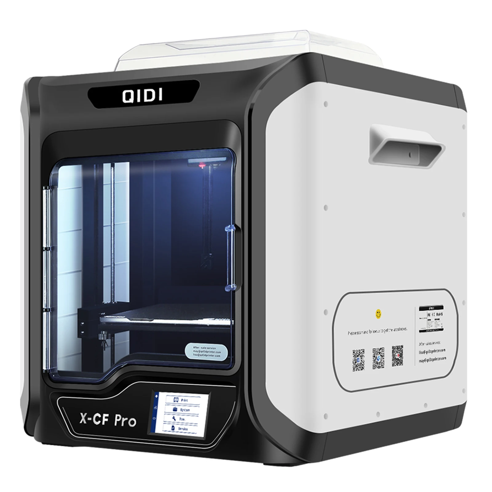

QIDI TECH X-CF-Pro 3D Printer Desktop Intelligent Industrial Grade 5inch Touchscreen WiFi Printing Upgraded XYZ Structure Print