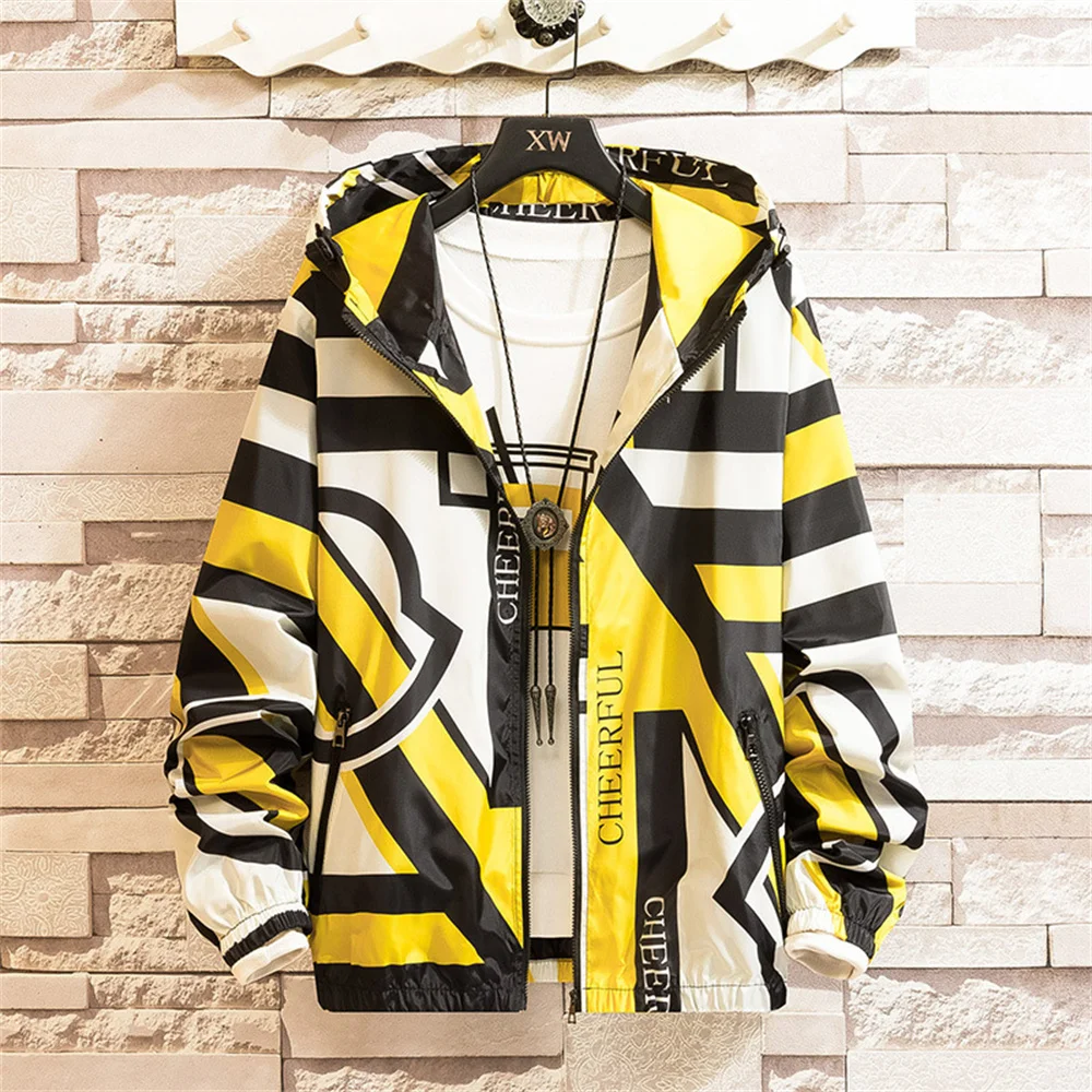 

Casual Bomber Jackets Loose Fashion Outdoor Male Thin Coats Zip Cardigan 2023 New Spring Autumn Men Hoodies Hip Hop Sweatshirts