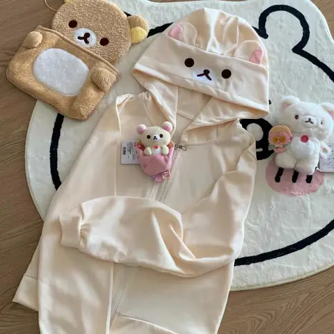 ADAgirl Толстовка с медвежьими ушками полиэстер