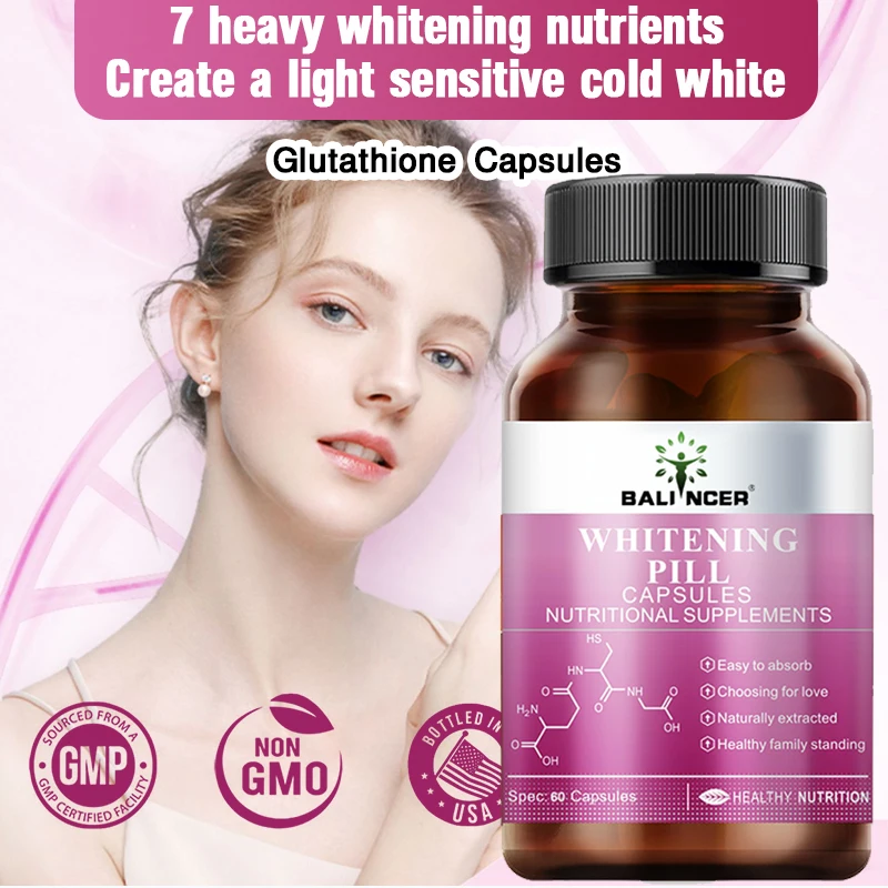 

Balincer Whitening Capsules-Suppresses Melanin, Moisturizes, Fades Spots, Removes Yellowing and Brightens Skin Tone