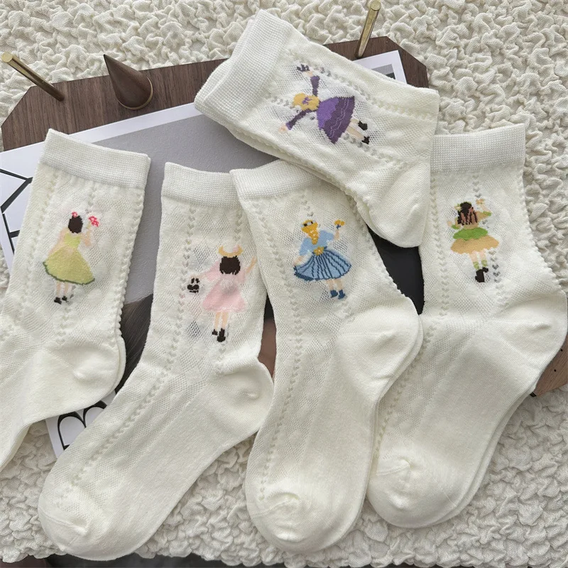 

Летние женские модные цветные носки с юбкой, носки для девочек, повседневные удобные разноцветные свободные носки с искусственным ворсом