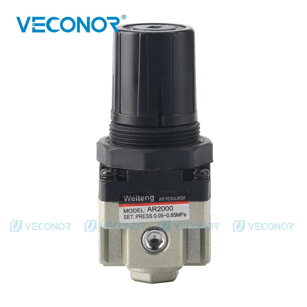 

Редуктор давления воздуха AR2000 G1/4 '', воздушный компрессор, регулируемый регулятор давления