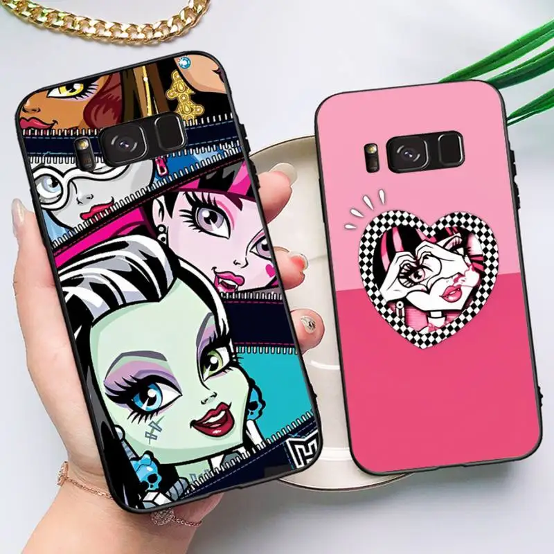 

M-Monsters High Girl A-ccessories Phone Case For Samsung Galaxy Note 10Pro Note20ultra note20 note10lite M30S Coque