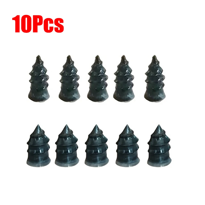 Вакуумные гвозди для ремонта шин, комплект из 10 резиновых металлических аксессуаров для авто, мотоцикла, грузовика, скутера, велосипеда