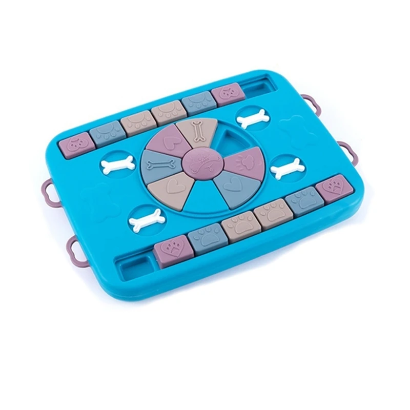 

Dog Puzzle Toys Slow Feeder Interactive Increase Puppy IQ Food Dispenser Slowly Eating Non Slip Bowl Pet Training Game