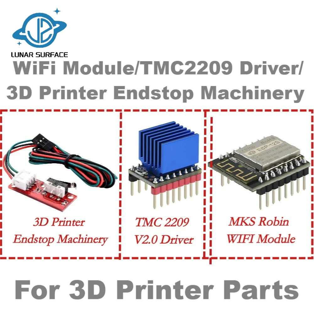 Детали для 3D-принтера LS-3D модуль Wi-Fi/Драйвер TMC2209/машина Endstop материнской платы MKS