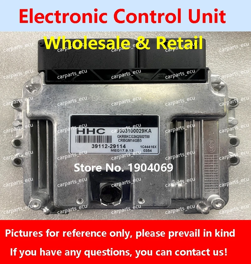 Для Hyundai Elantra MEG17.9.12 компьютерная плата двигателя автомобиля/ECU/39112-29114 HHC/39127-2B800