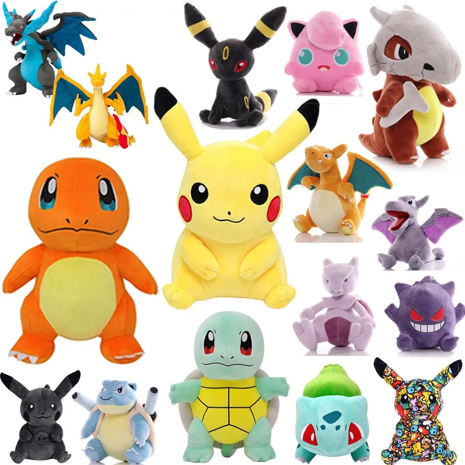 

20-25CM Pokemon Plush Charizard Toys Mega Evolution X & Y Peluche Doll Pokemon Soft Stuffed Animal Children's Birthday Gift