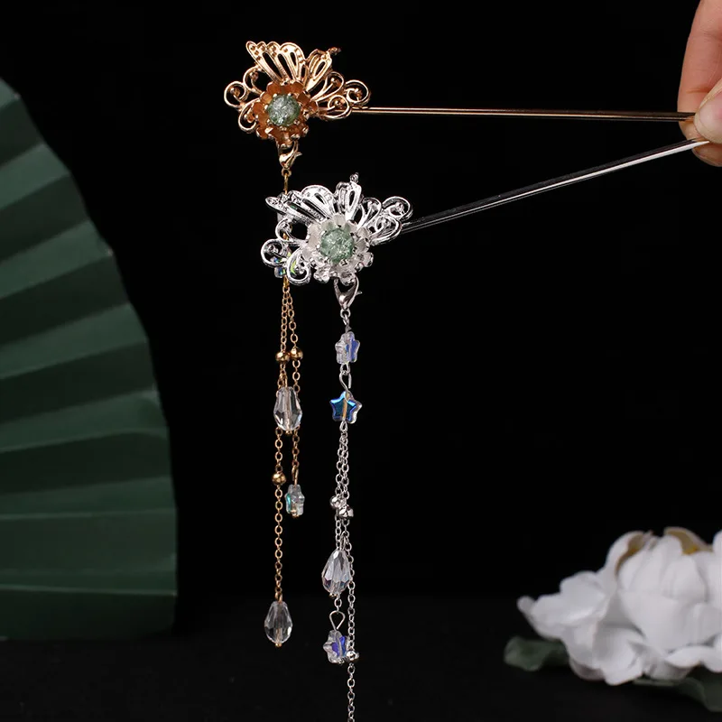 

Hairpin Accessories Tassel Simple Retro cosplay Hanfu Hair Stick