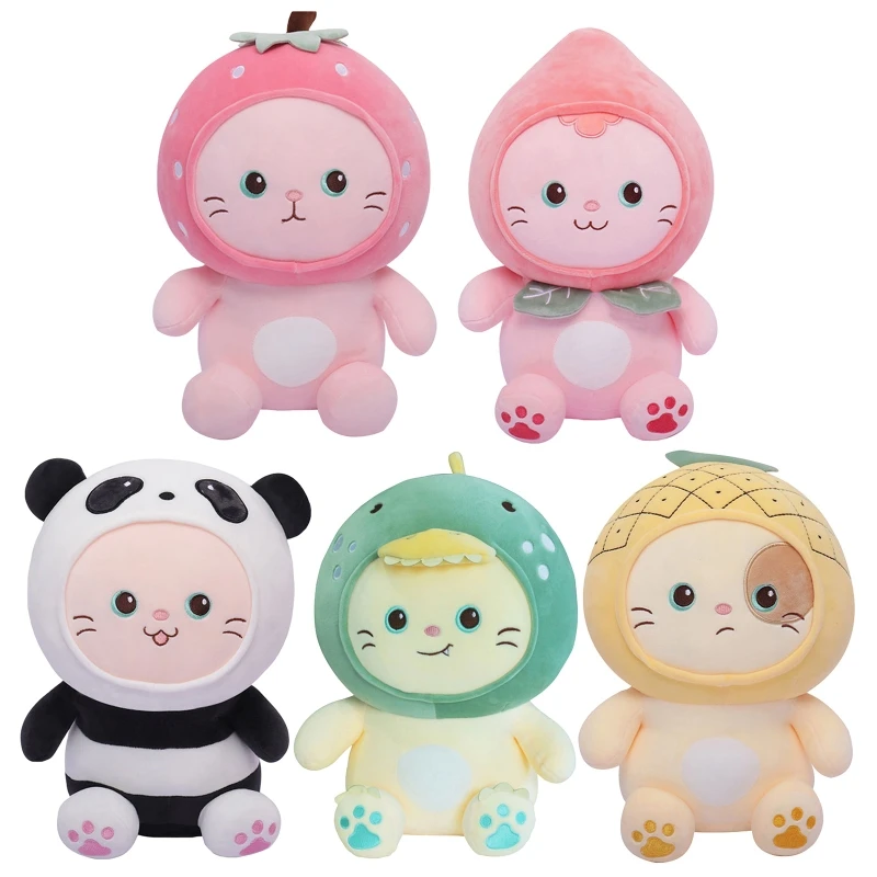 

Plush Figure Toy Cute Costume Doll Stuffed Animal Cushion Sofa Offices New Year Ornament Women Girls Fidget Dropshipping