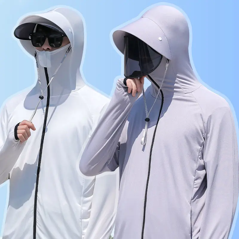 

Men's Windbreaker Waterproof Jackets Cycling Wear Long Sleeved Sun Protection Clothing Hooded Camping Rain Jacket 2023 T175