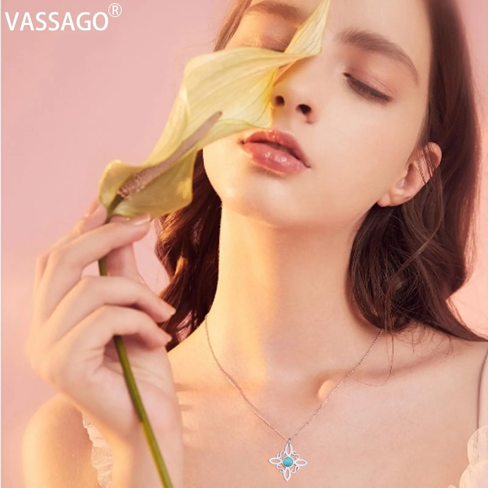 VASSAGO ожерелье с узлом ведьмы из нержавеющей стали волшебный узел кельтский для