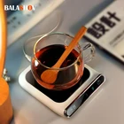 Электрический подогреватель напитков, умная чашка, подогреватель для дома и офиса, обогреватель для кружки, обогреватель для кофе, молока, чая