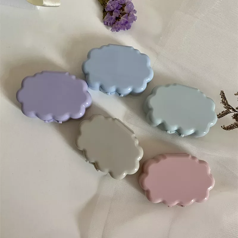 

Morandi Color Cloud Contact Lens Case Simple Portable Cosmetic Contact Lens Care Box Double Box Companion Box Storage Box