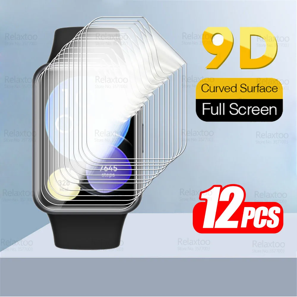 

12Pcs 9D Curved Soft Hydrogel Film For Huawei Watch Fit 2 Screen Protector On Huaweii Huawey WatchFit 2 Fit2 WatchFit2 Not Glass