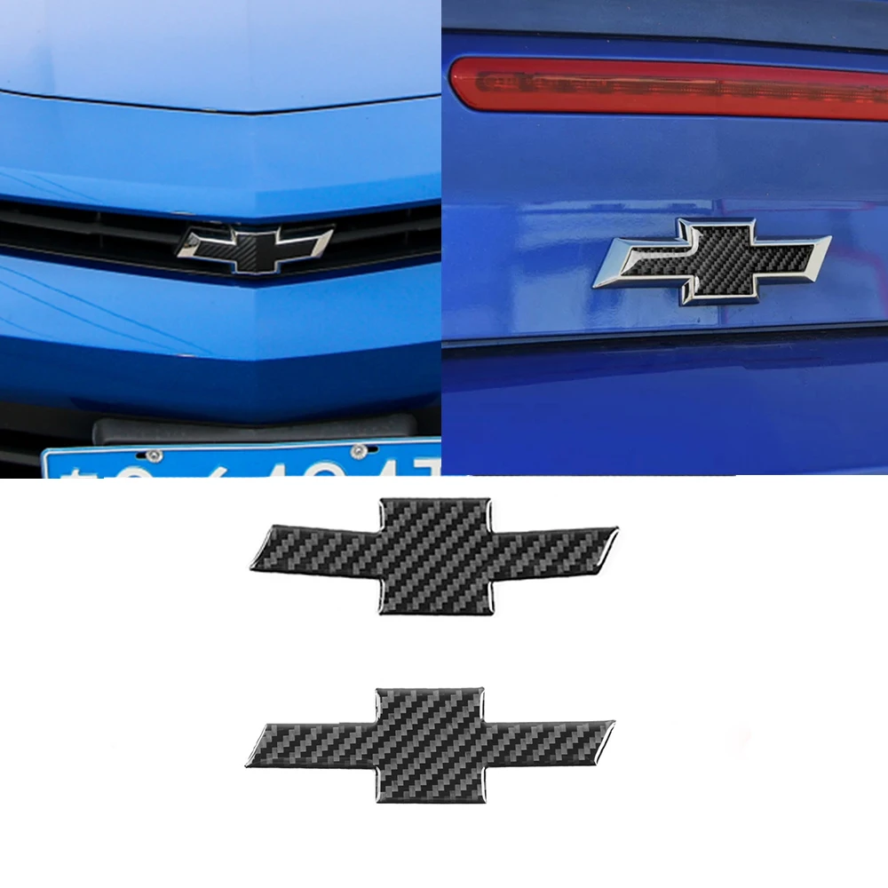 Car Decorative Stickers Label Stickers for Chevrolet Camaro 2016 2017 2018 2019 2020 Car External Accessories Black Carbon Fiber