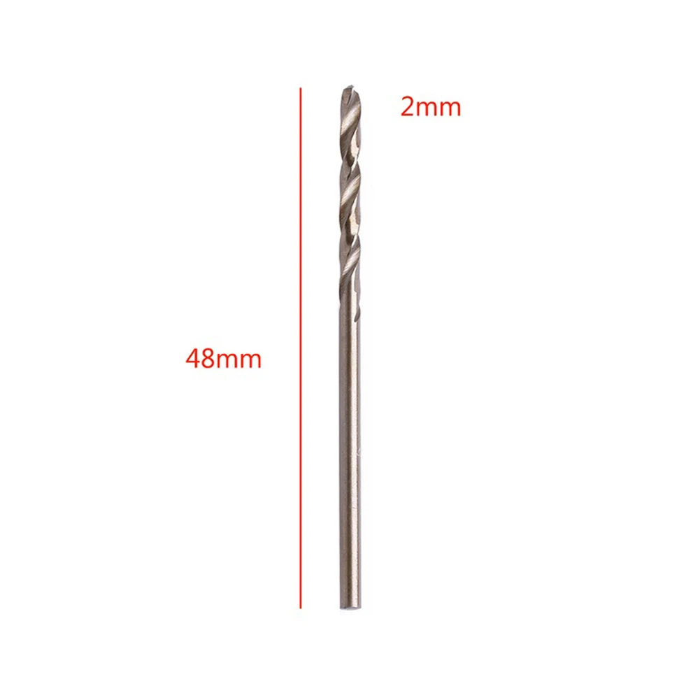 

10pcs 1-5mm Cobalt HSS Drill Bit M35 For Stainless Steel Drilling Metalworking Cobalt Twist Drill Round Shank Fully Ground