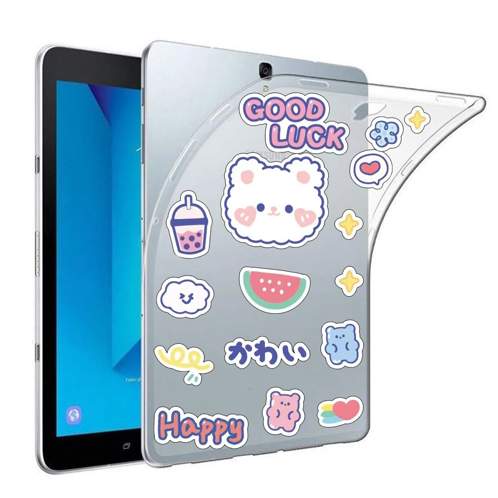 

Чехол для Samsung Galaxy Tab A 8,0, 2017 дюймов, Женский мягкий чехол из ТПУ для Samsung Galaxy Tab A2 S 8,0 дюйма, Защитные чехлы для планшетов