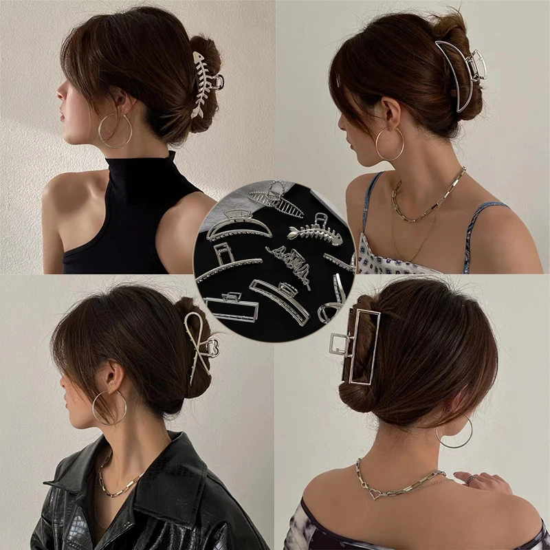 

Fashion Hair Claws For Women Hairpins Metal Geometric Hair Crab Barrettes Hair Accessories Vintage Headwear Hair Clips Jewelry
