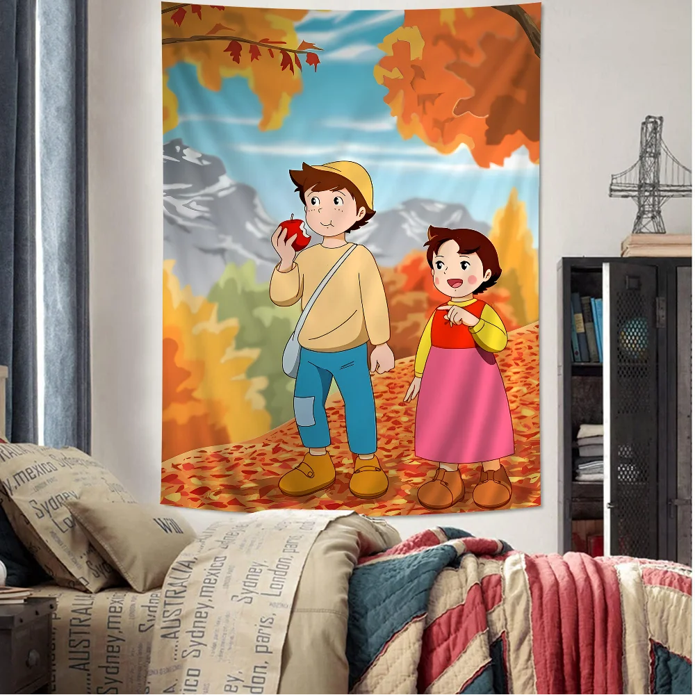 Cute Heidi Chart Tapestry Art Science Fiction Room Home Decor Cheap Hippie Wall Hanging