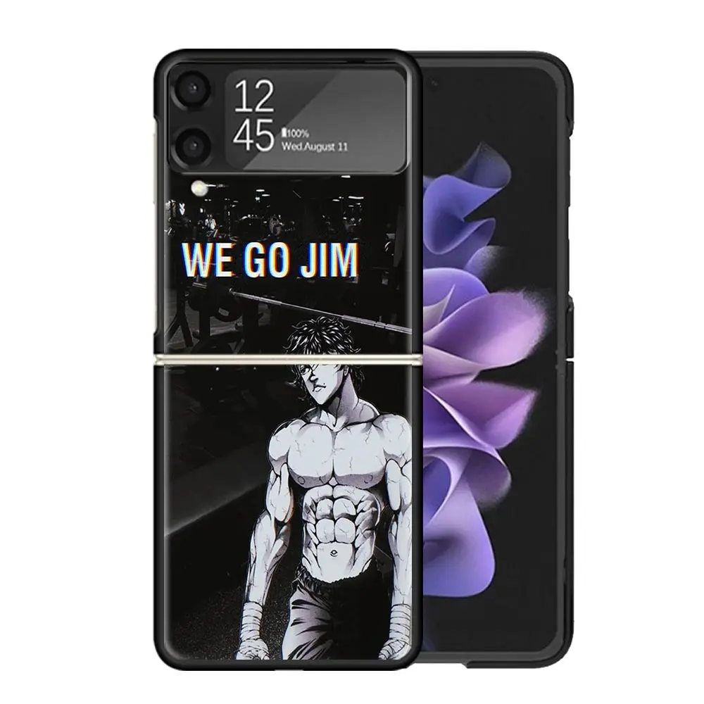 Оригинальный чехол Baki the Grappler в стиле аниме для телефона Samsung Galaxy Z Flip4 Flip5 Flip3 чехлы