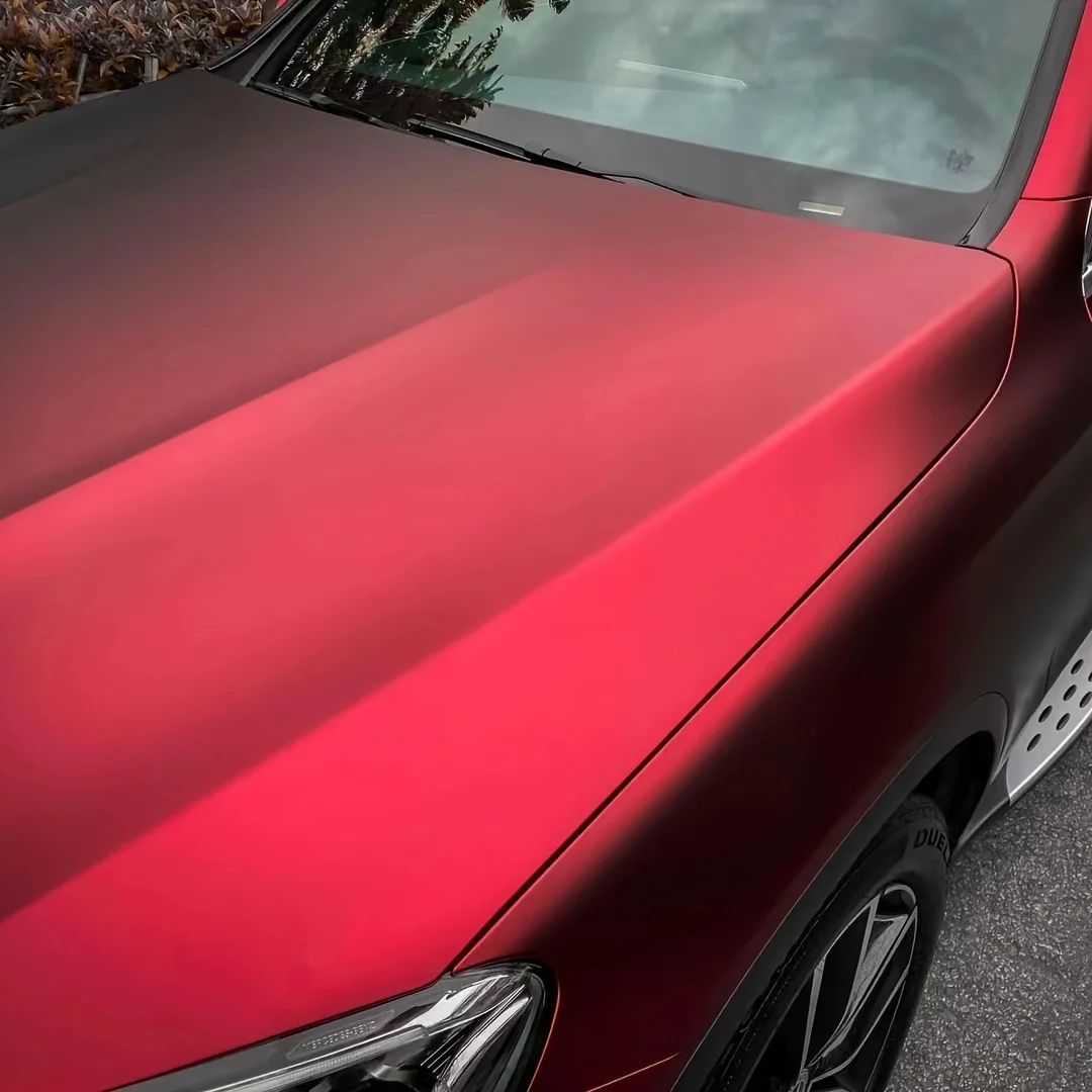 Высококачественная автомобильная виниловая пленка цветная матовая