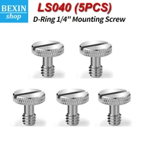 bexin ls040 camera screw d shaft d ring 14 mounting screw for camera tripod monopod or quick release qr plate 5 pack