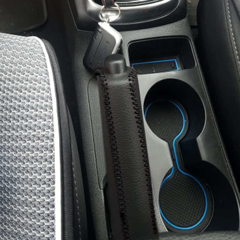 Кожаная Автомобильная крышка для ручного тормоза передач Mercedes Benz A180 A200 A260 W203 W210