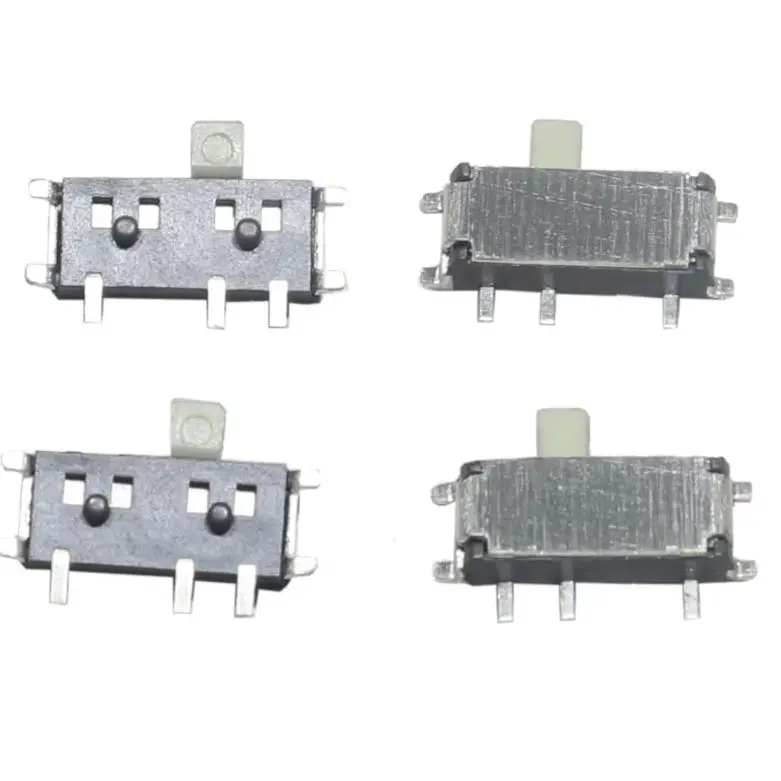 Фото 【200-50 шт.】миниатюрный SMD SMT переключатель MSK-12C02, 7-контактный, 1P2T, вкл/выкл, для MP3, MP4 №2