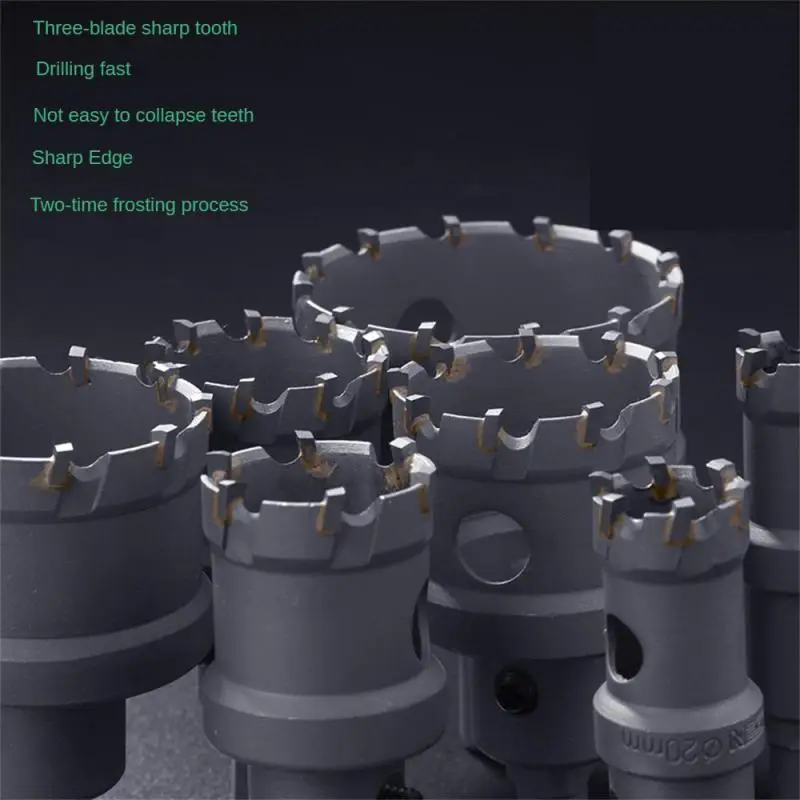 

12-28mm Stainless Steel Hole Opener Set Steel Plate Special Driling Alloy Drill Bit Metal Plate Hole Saw Cutting Kit Cutter