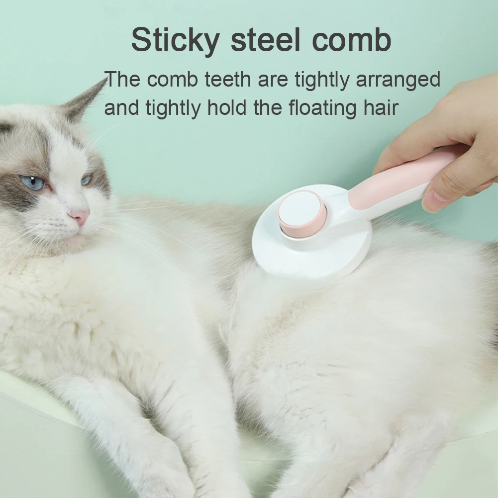 Самоочищающаяся расческа для кошек собак удаление волос улучшение