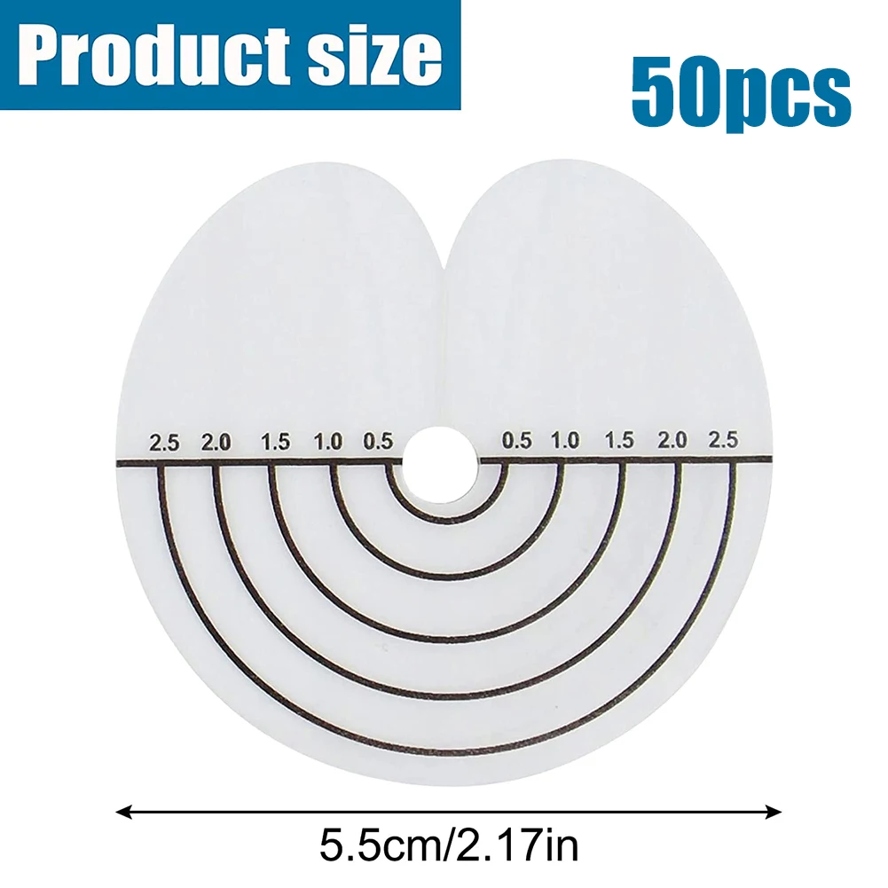 Hair Connecting Heat Protection Sheet Reusable PVC Hair Extension Heat Protection Disk with Scale Translucent Salon Tool images - 6