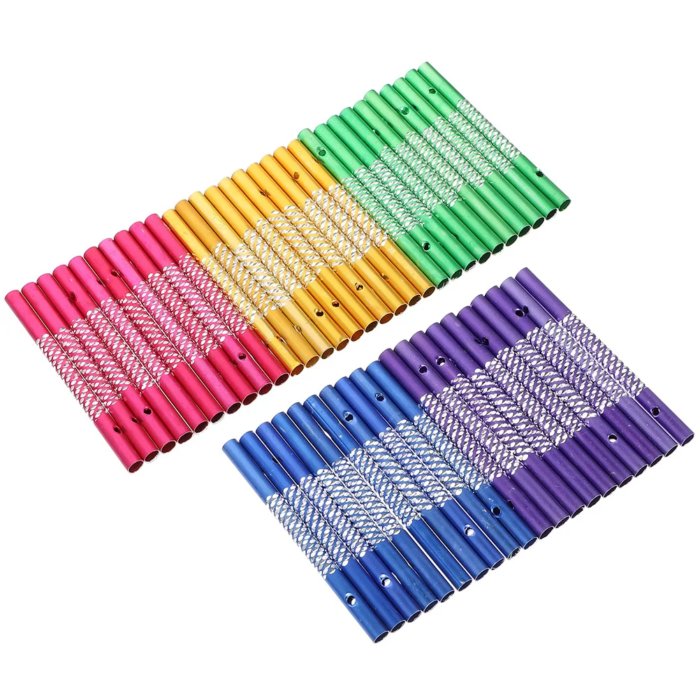 

100 Pcs Kids Tools Empty Wind Chime Tubes Metal Chimes Outdoor Garden Replacement Large Vocalize DIY Material