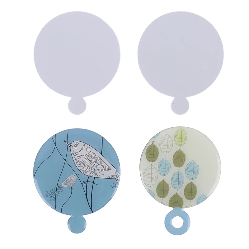 Портативное небьющееся мини-зеркало для макияжа L322 карманное косметическое