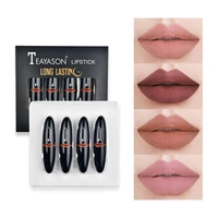 4 pcsset fog matte velve lip gloss waterproof smooth delicate lip makeup easy to wear long lasting hydrating lip glaze cosmetic