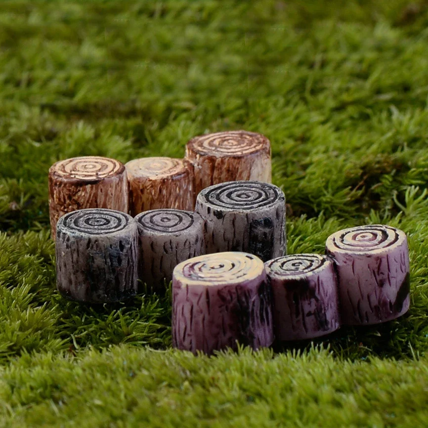 

Фигурки пней из смолы 3 шт.