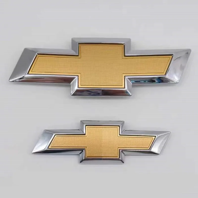 

23x8.4cm Auto 3D Front Emblem Rear Trunk Badge 17x5.5cm Decals for Chevrolet Aveo Lova Cruze Spark Epica Car Logo Accessories