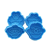 children muppet cookie cutter plunger biscuit cake fondant elmo ernie monster cakes decorating tools pastry kitchen mold