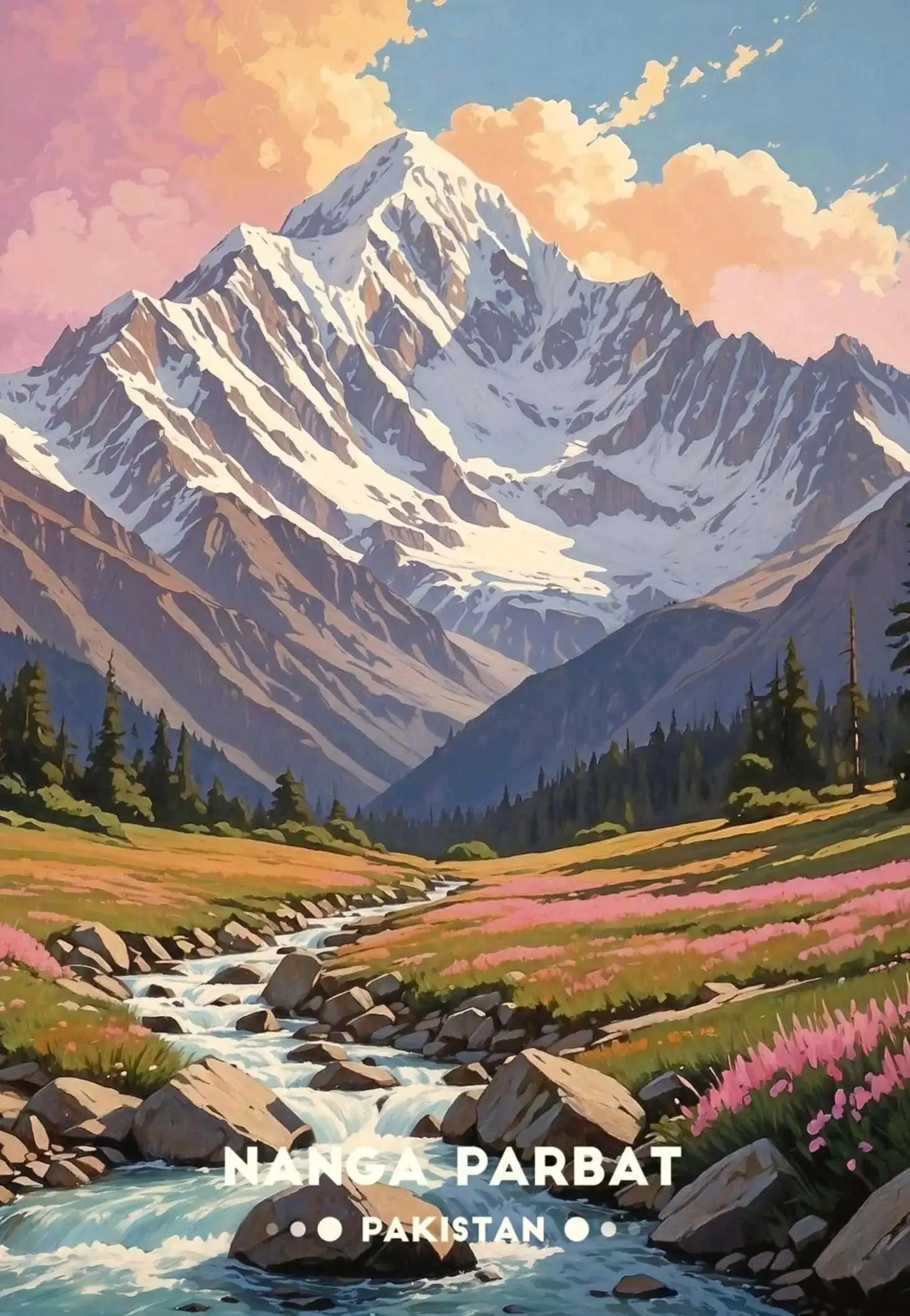 Печать на холсте 