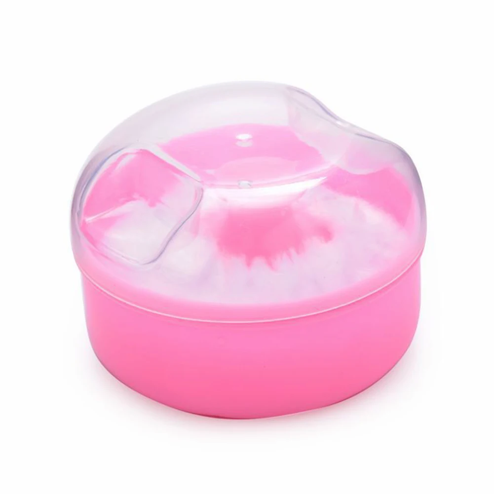 

Infant Powder Body Puff Box Comfortable Sponge Baby Talcum Face Case