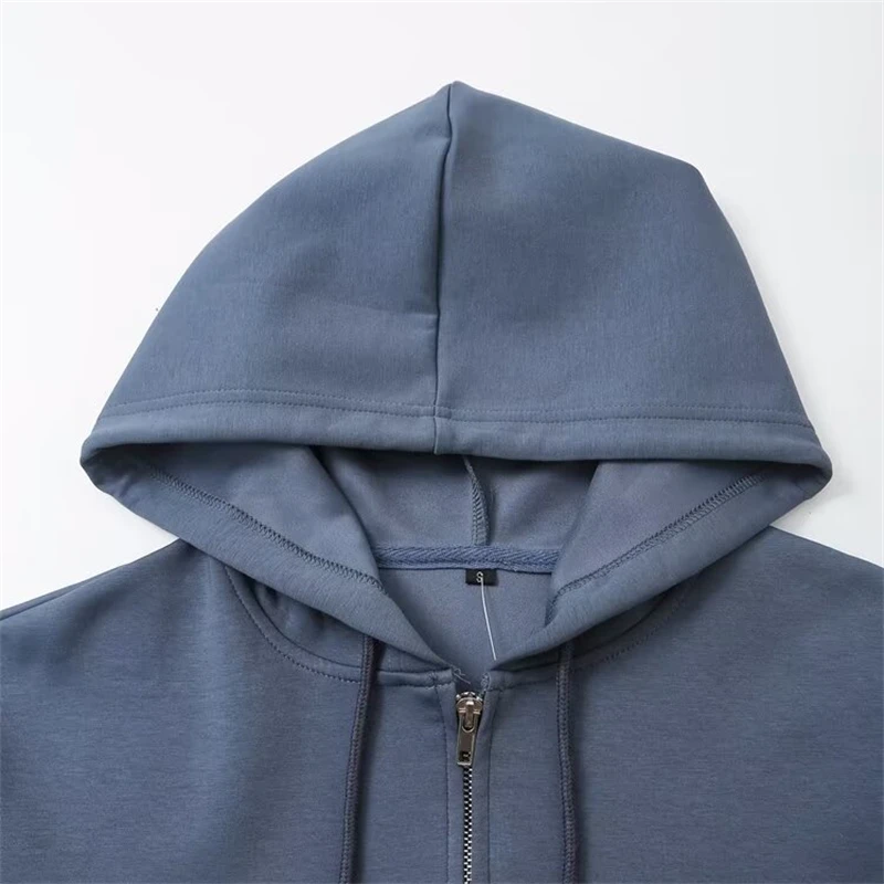 KEYANKETIAN 2024 осень/зима новые женские укороченные толстовки на молнии спортивный