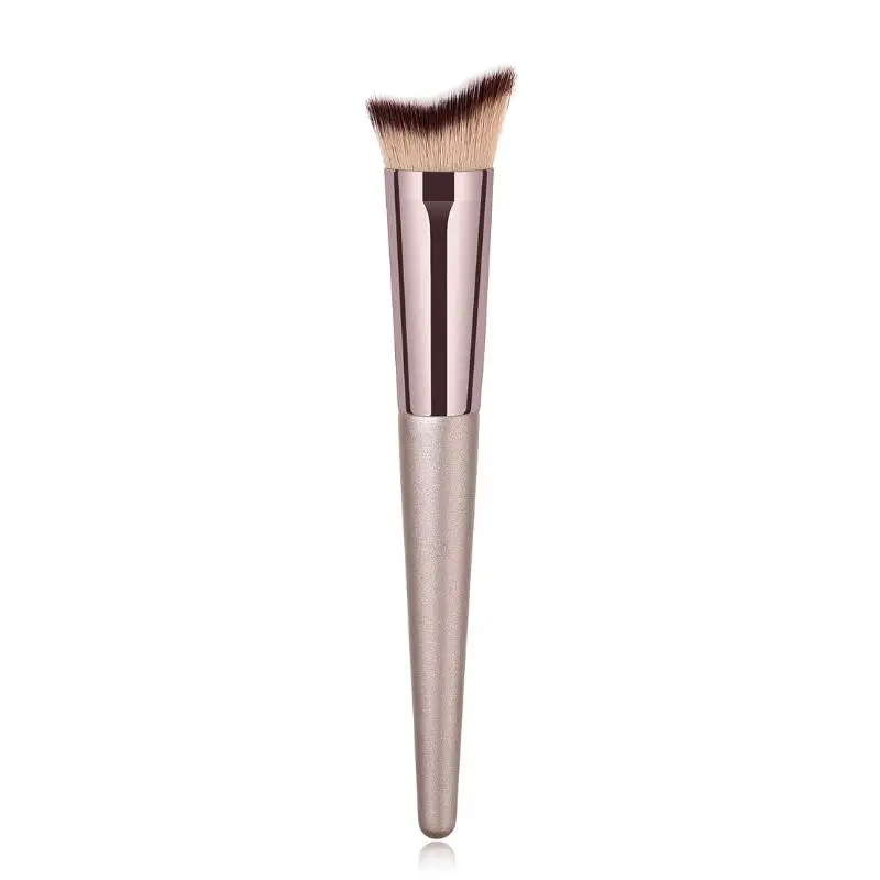 1pcs Makeup Brushes Champagne Gold Premium Synthetic Concealers Foundation Powder Eye Shadows brochas maquillaje | Красота и здоровье