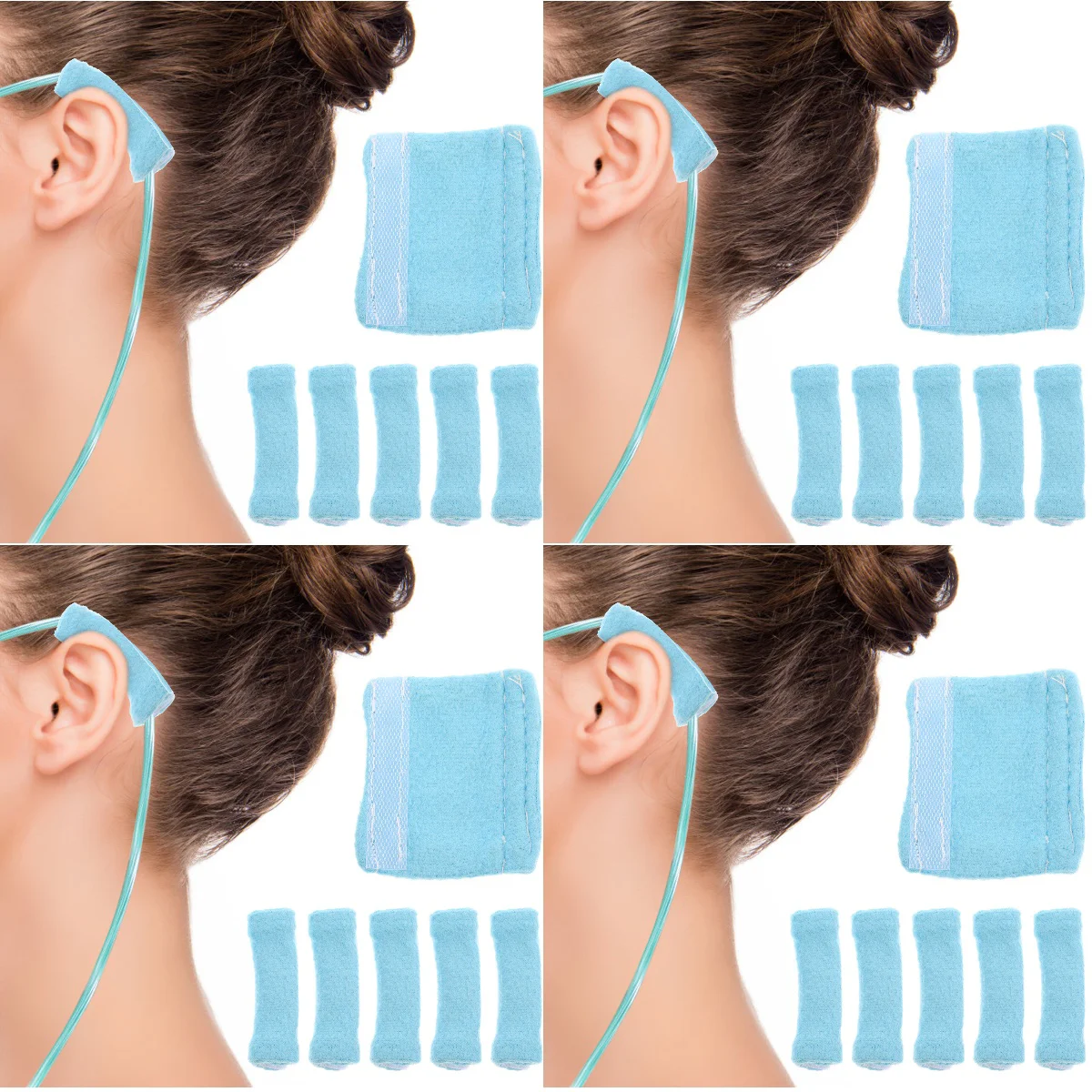 

24 Pcs Tube Cushions Mats Cushions Nasal Wraps Pipe Pads