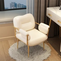 design waiting chairs leather bedroom leisure computer modern soft chair with backrest makeup sedie cucina candy bar furniture