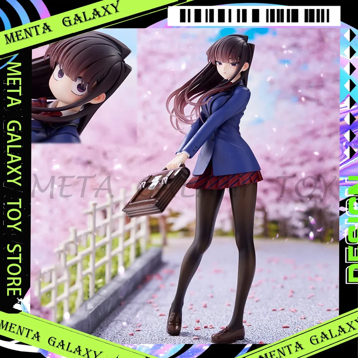 Аниме Kawaii Shoko Фигурка Komi Can't Communicate Gk Школьная форма Статуя ПВХ Кукла Игрушки