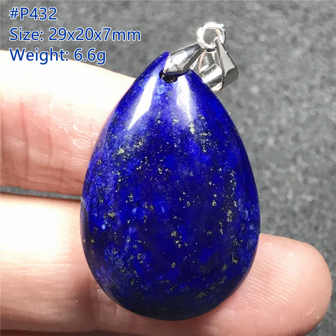 Натуральный Королевский синий кулон с лазуритом для женщин мужчин подарок