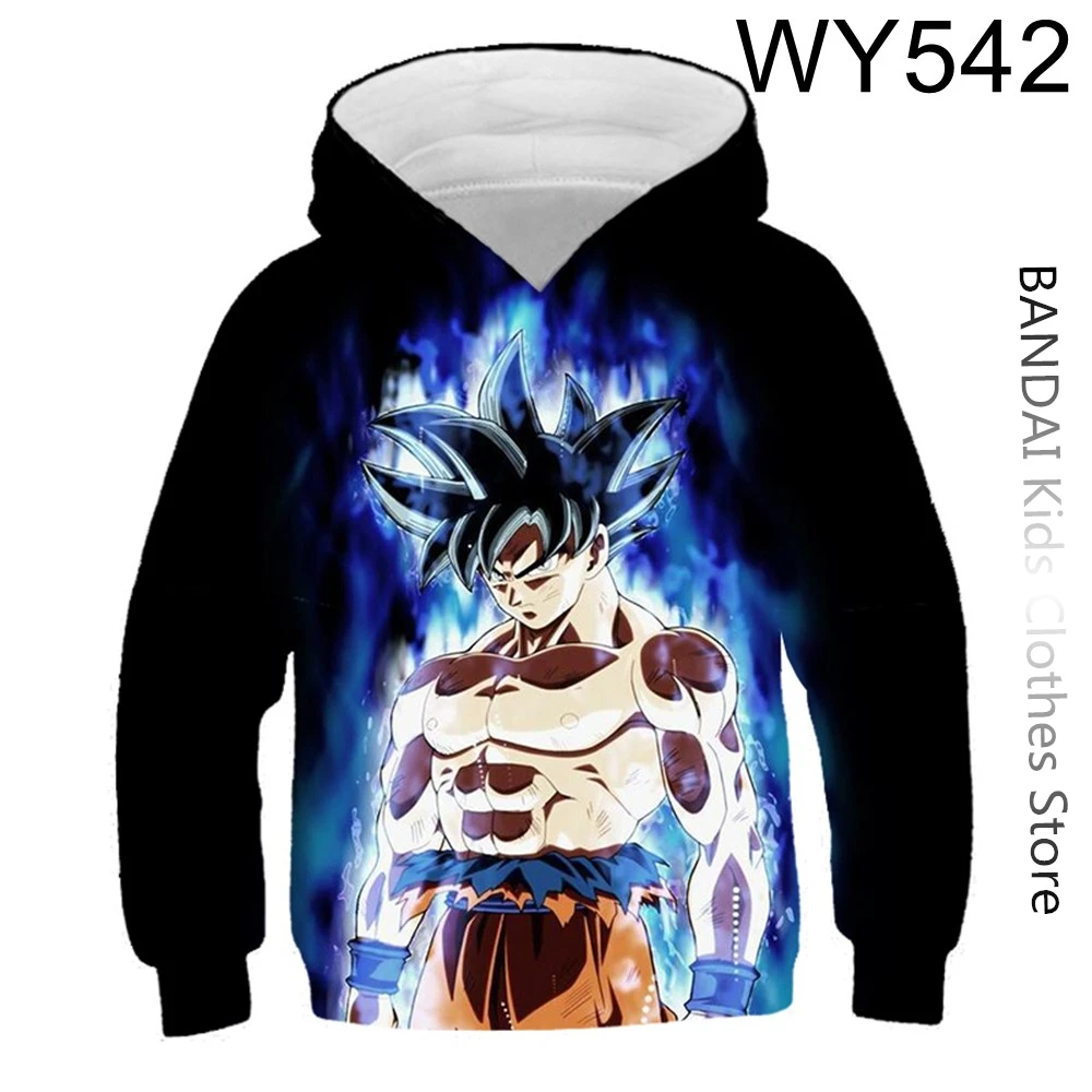 

Kids Dragon-Ball Z Cartoon Anime Goku Graphic Hoodies Baby Boys Girls Long Sleeve Tops Child Autumn Sweatshirt Boy Girl Clothes