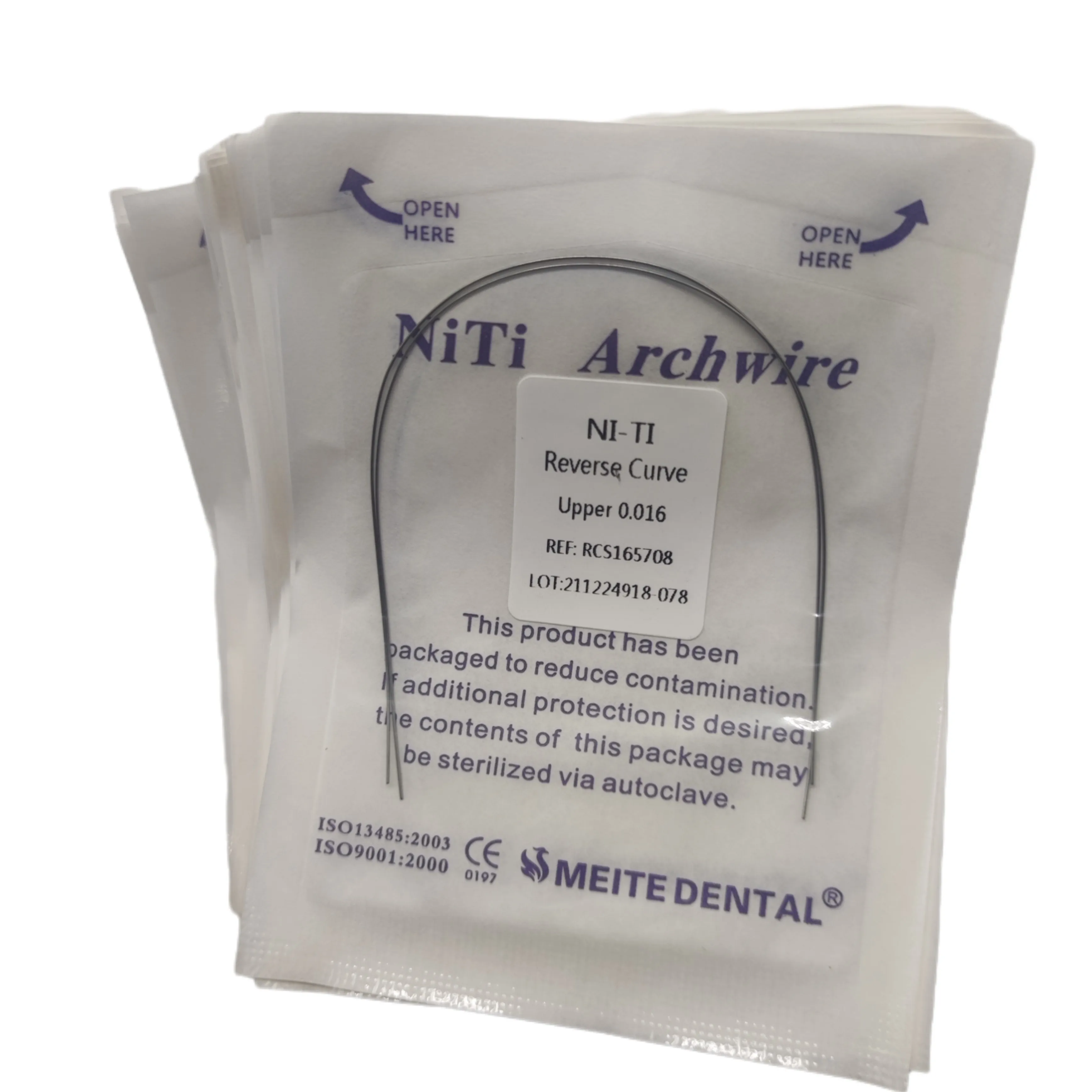 50 упаковок круглые изогнутые провода