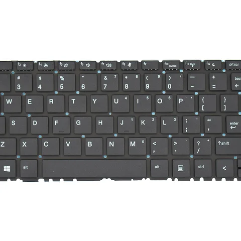 "Испанская и русская клавиатура для ноутбука с подсветкой для HP Probook 440 G6 445 G6 440 G7 445 G7, клавиатура для ноутбука L38138-DD1"