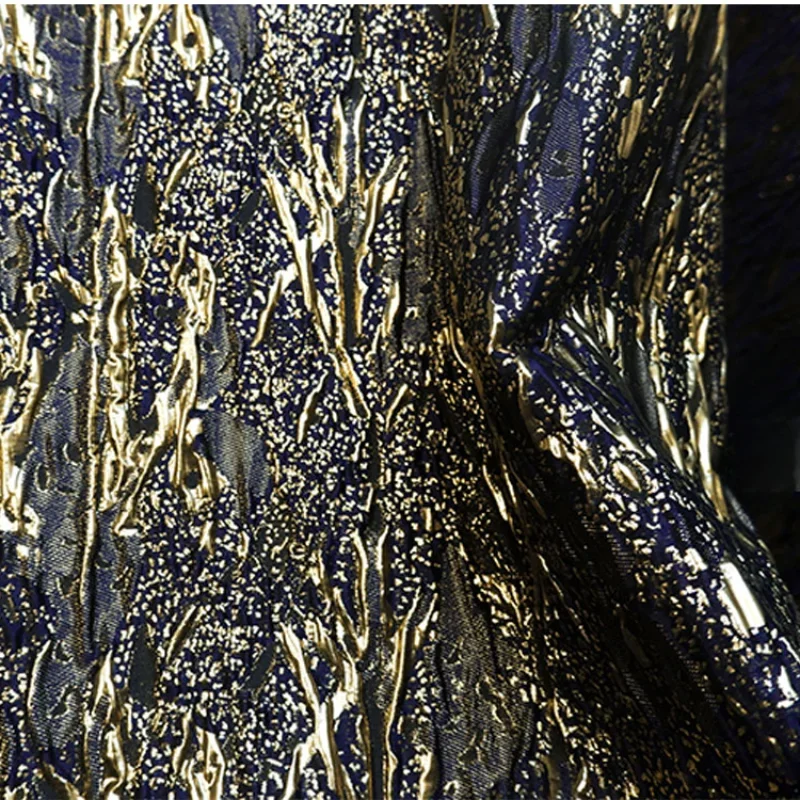 Супер сильная вогнутая выпуклая текстура Синий Золотой трехмерный рисунок вены